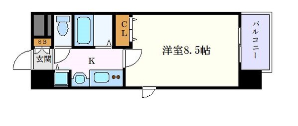 プレサンス名古屋駅前グランヴィルの物件間取画像